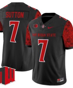 Alternative view of Men's San Diego State Aztecs 2025 Vapor Limited Jersey - All Stitched