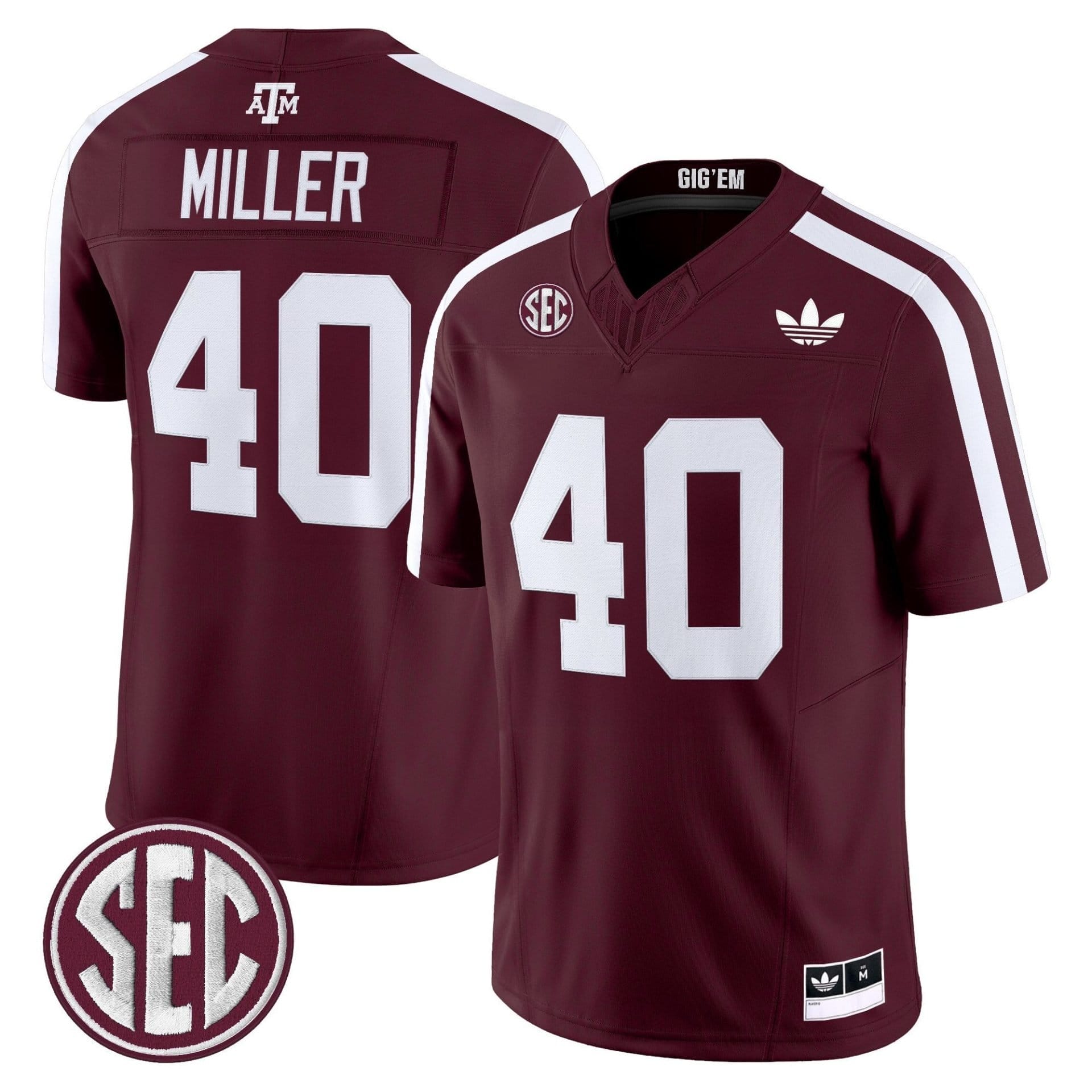 Texas A&M Aggies 2025 Vapor Limited Jersey V2 - All Stitched 38 Texas A&M Aggies 2025 Vapor Limited Jersey V2 - All Stitched - Image 38
