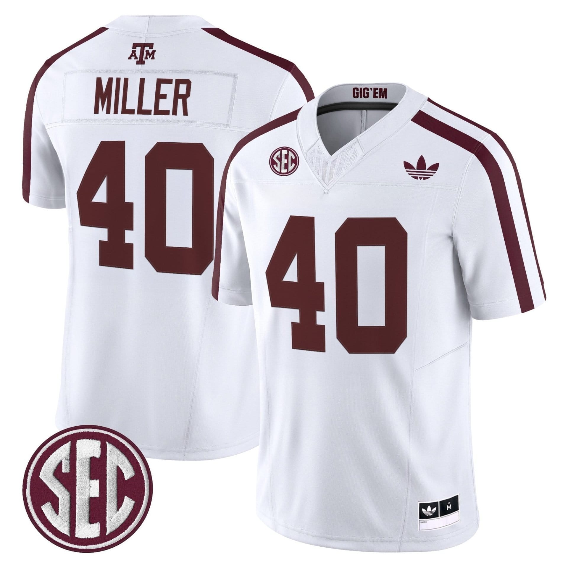 Texas A&M Aggies 2025 Vapor Limited Jersey V2 - All Stitched 32 Texas A&M Aggies 2025 Vapor Limited Jersey V2 - All Stitched - Image 32