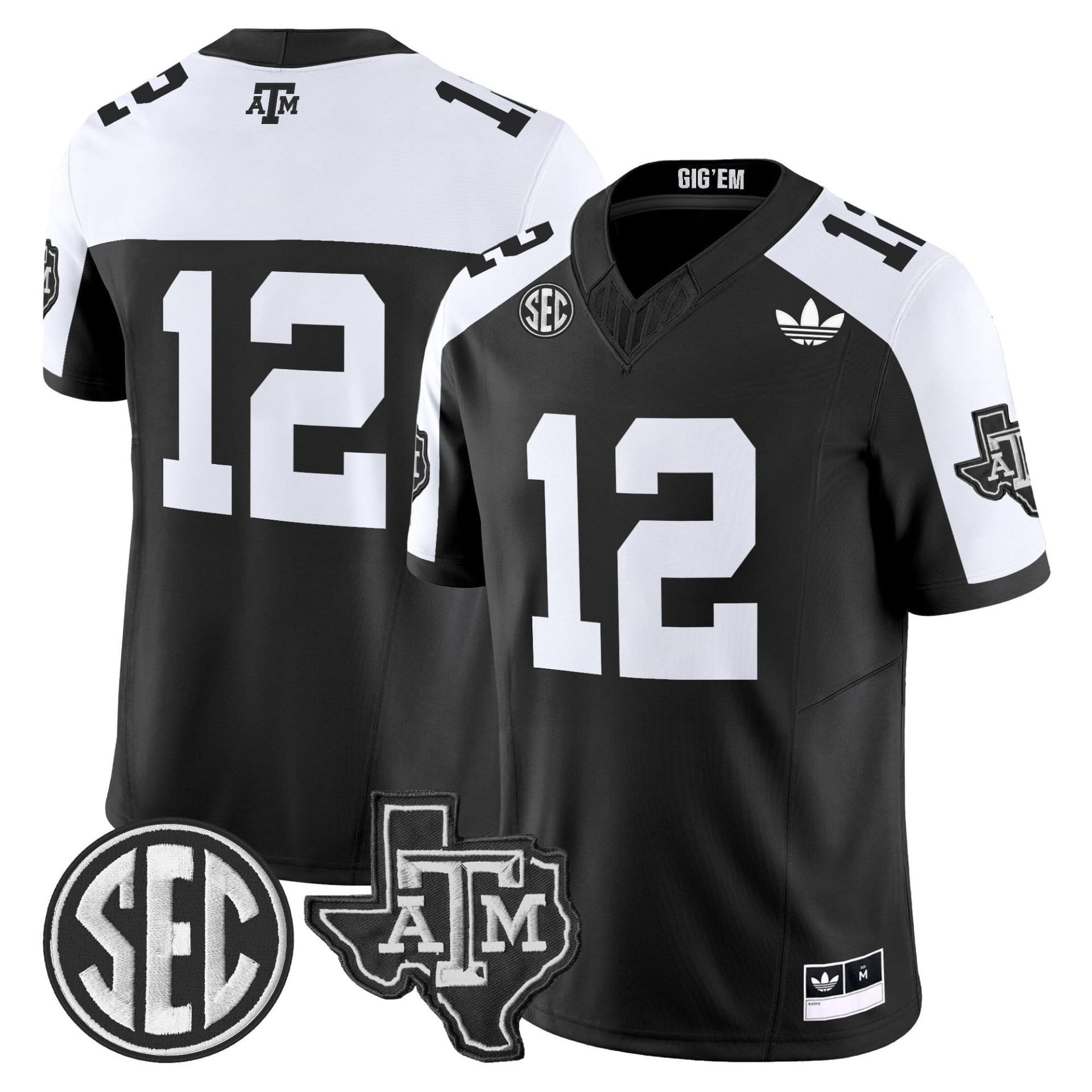 Texas A&M Aggies 2025 Vapor Limited Jersey V2 - All Stitched 24 Texas A&M Aggies 2025 Vapor Limited Jersey V2 - All Stitched - Image 24