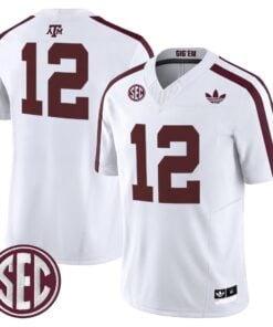 Texas A&M Aggies 2025 Vapor Limited Jersey V2 - All Stitched 79 17586209383eb46b13bf