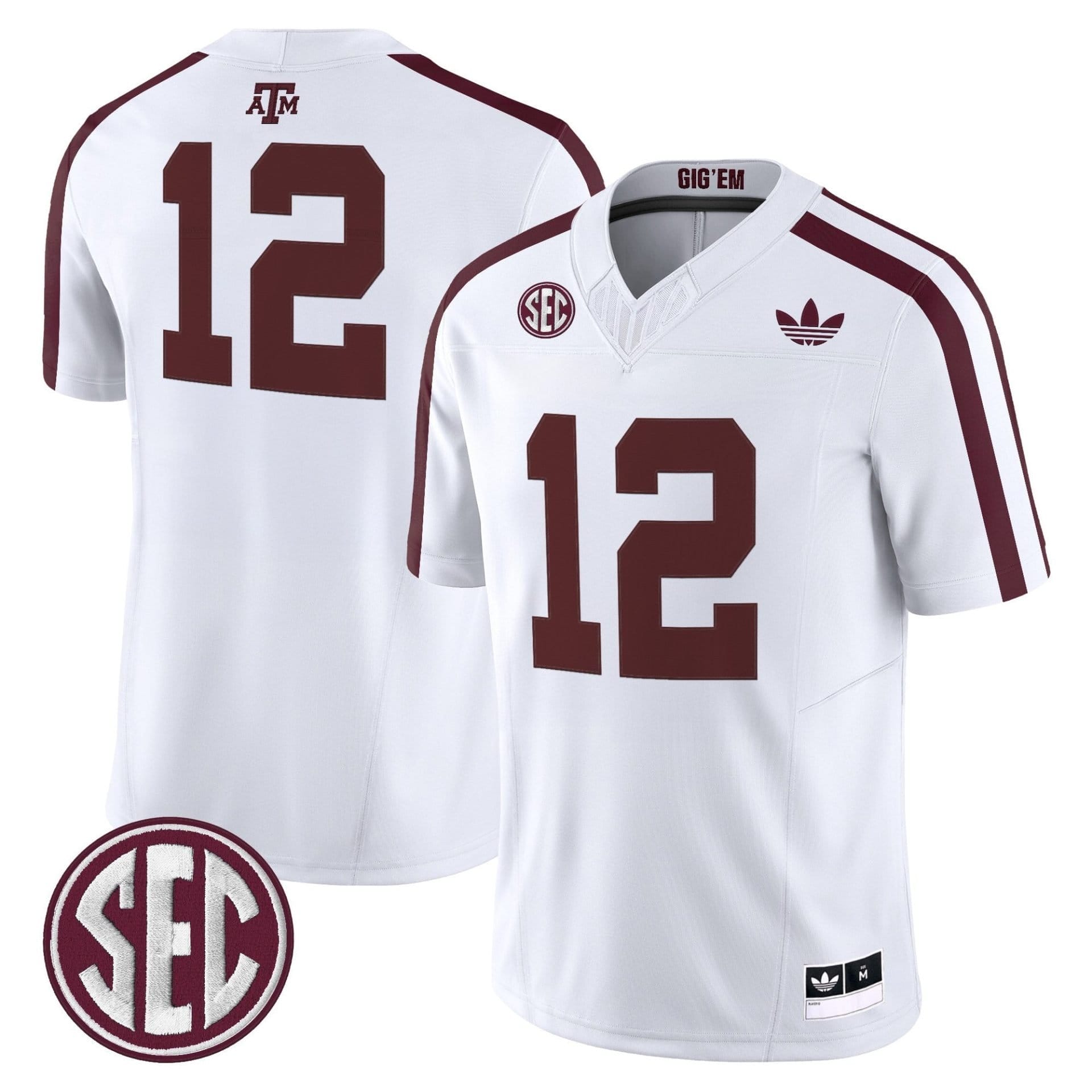 Texas A&M Aggies 2025 Vapor Limited Jersey V2 - All Stitched 35 Texas A&M Aggies 2025 Vapor Limited Jersey V2 - All Stitched - Image 35