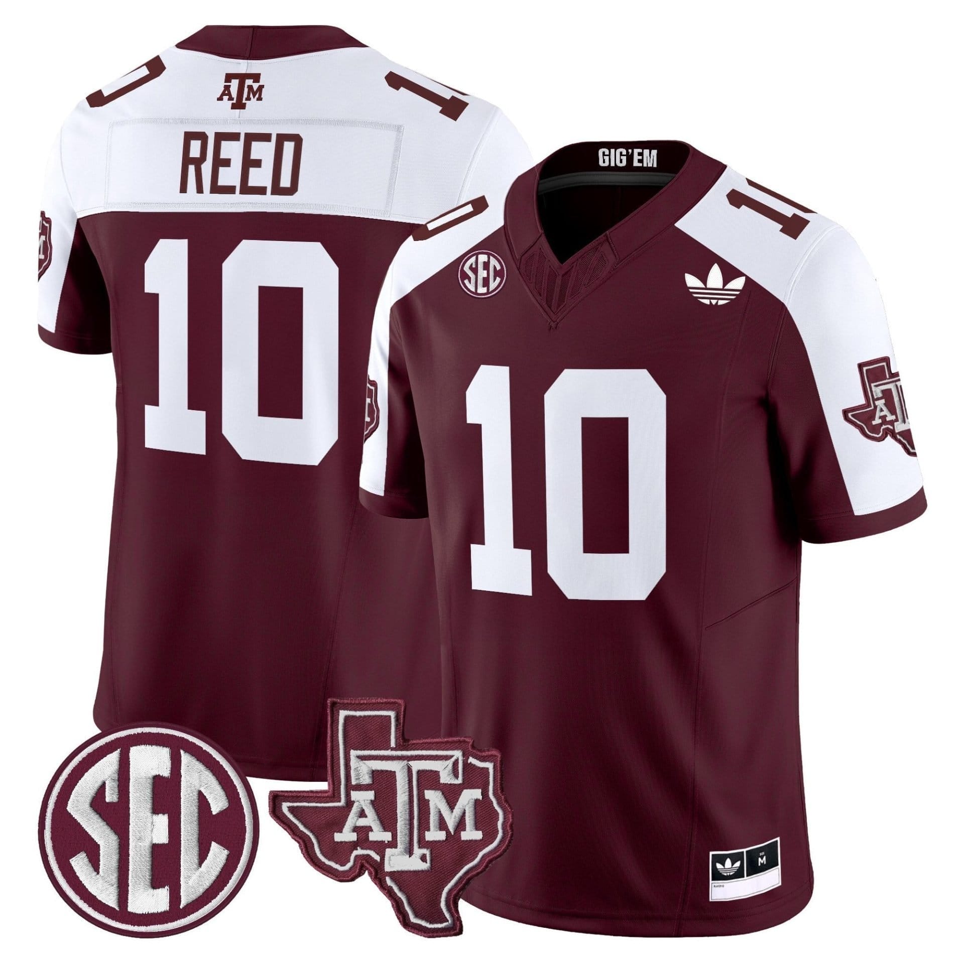 Texas A&M Aggies 2025 Vapor Limited Jersey V2 - All Stitched 3 Texas A&M Aggies 2025 Vapor Limited Jersey V2 - All Stitched - Image 3