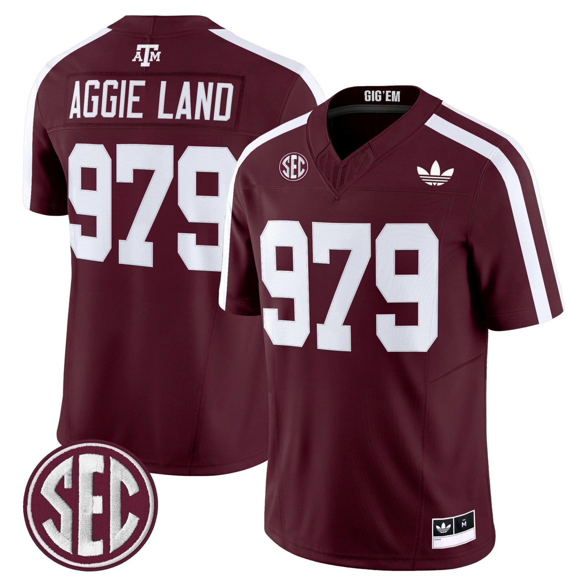 Texas A&M Aggies 2025 Vapor Limited Jersey V2 - All Stitched 4 Texas A&M Aggies 2025 Vapor Limited Jersey V2 - All Stitched - Image 4