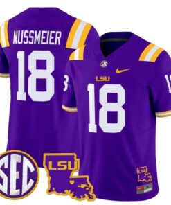 LSU Tigers 2025 Louisiana Patch Vapor Limited Jersey - All Stitched