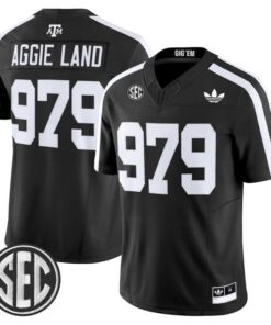 Aggie Land Jersey #979 Texas A&M Aggies 2025 Vapor V2 Stitched