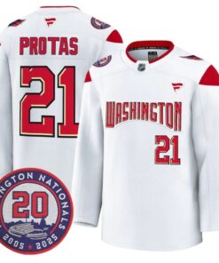 Aliaksei Protas Jersey #21 Washington Capitals 20th Anniversary Seasons Stitched