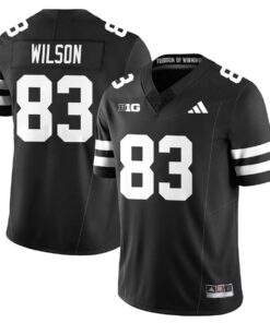 Archie Wilson Jersey #83 Nebraska Football 2025 Blackout Stitched