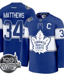 Auston Matthews Jersey 34 Toronto Maple Leafs Timeless Stitched Centential Classic