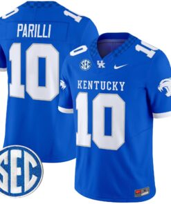 Babe Parilli Jersey 10 Kentucky Wildcats 2025 Limited Stitched Royal