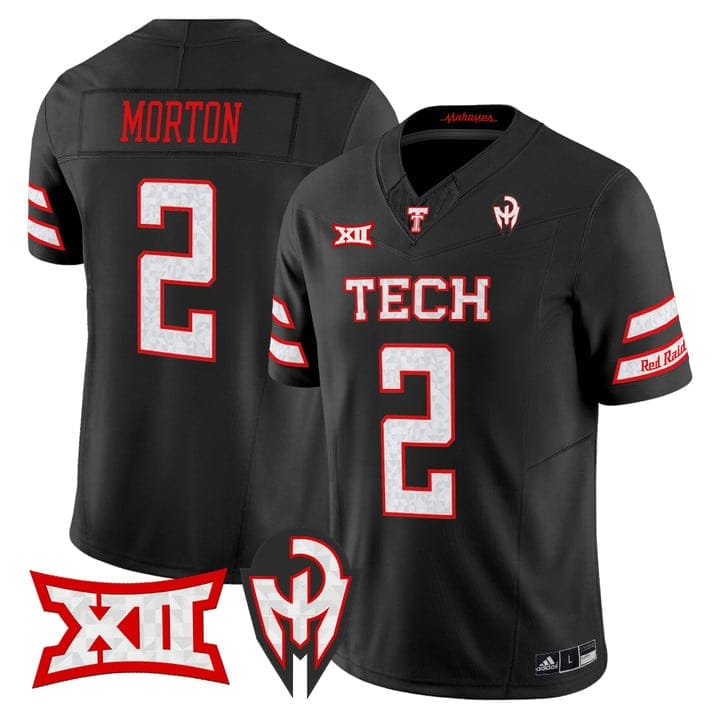 Behren Morton Jersey 2 Texas Tech Red Raiders Too Cold Vapor Stitched Black 280dc55e 1d85 47be 8e87 310d6a22cb0a