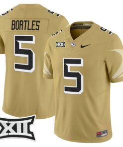 Blake Bortles Jersey 5 UCF Knights 2025 Vapor Limited Stitched Gold