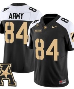 Alternative view of Brady Anderson Jersey #84 Army Black Knights 2025 Vapor Stitched