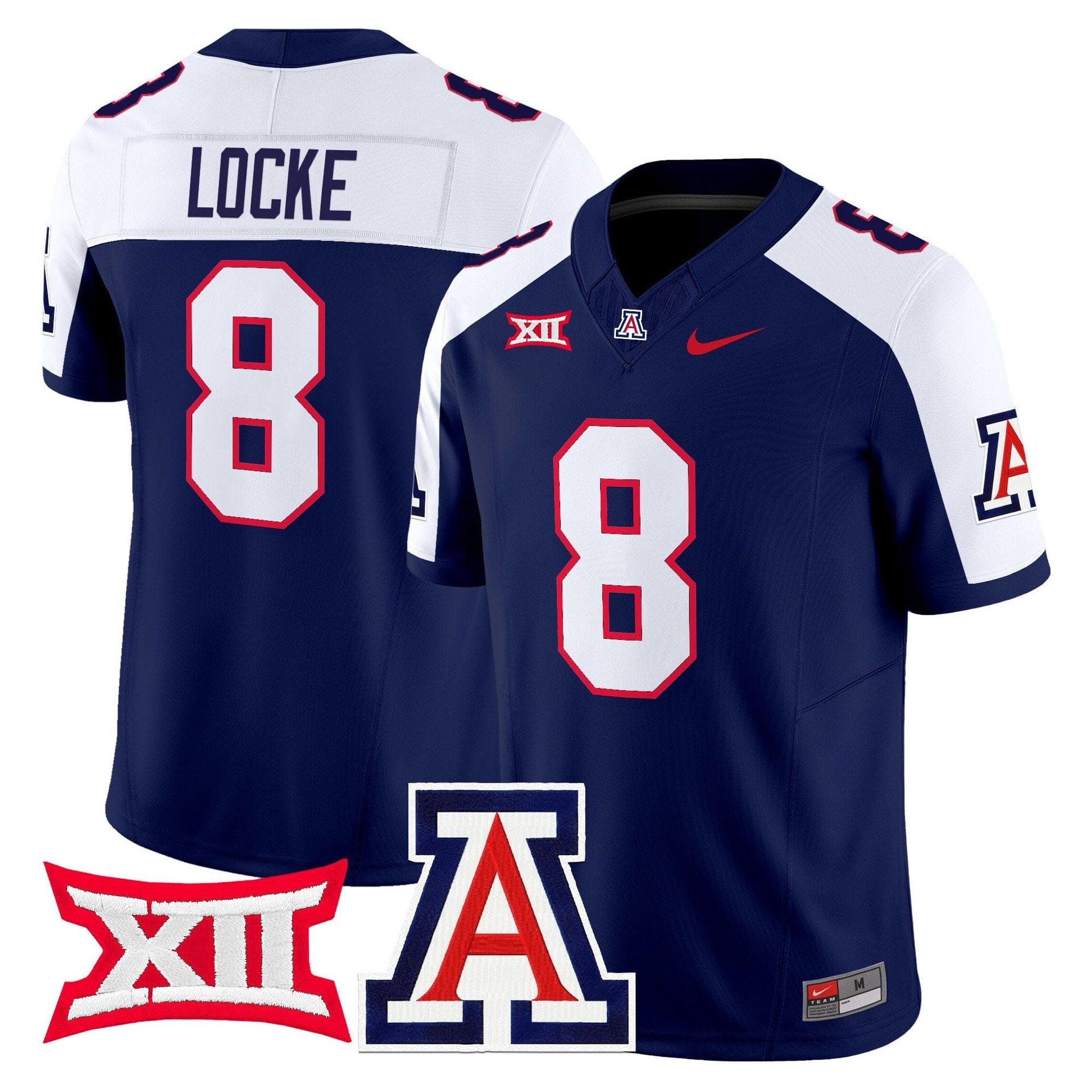 Braedyn Locke Jersey #8 Arizona Wildcats 2025 Limited Stitched