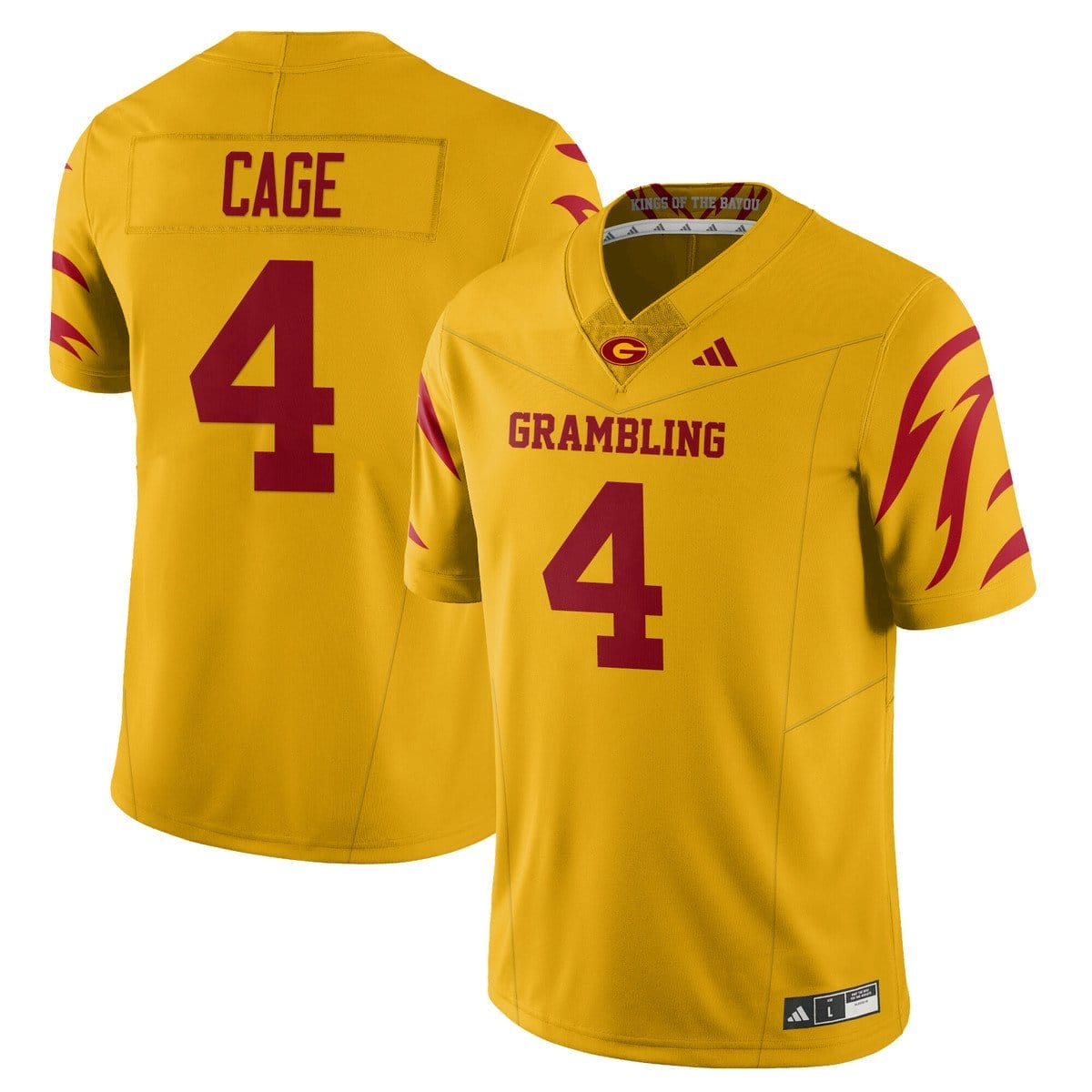 Bryce Cage Jersey #4 Grambling State Football 2025 Special Stitched - Image 2