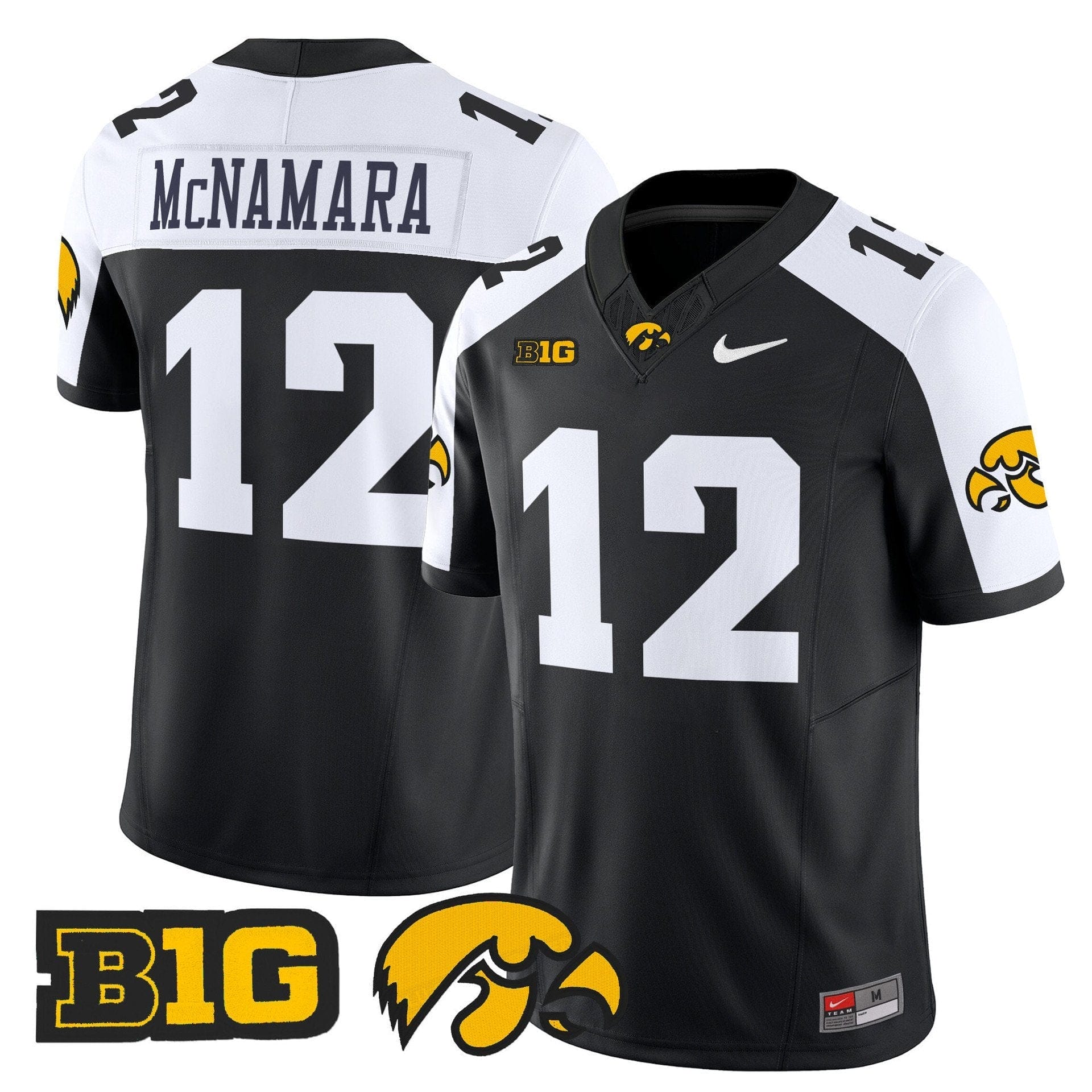 Cade McNamara Jersey #12 Iowa Hawkeyes 2025 Limited Stitched 3 Cade McNamara Jersey #12 Iowa Hawkeyes 2025 Limited Stitched - Image 3