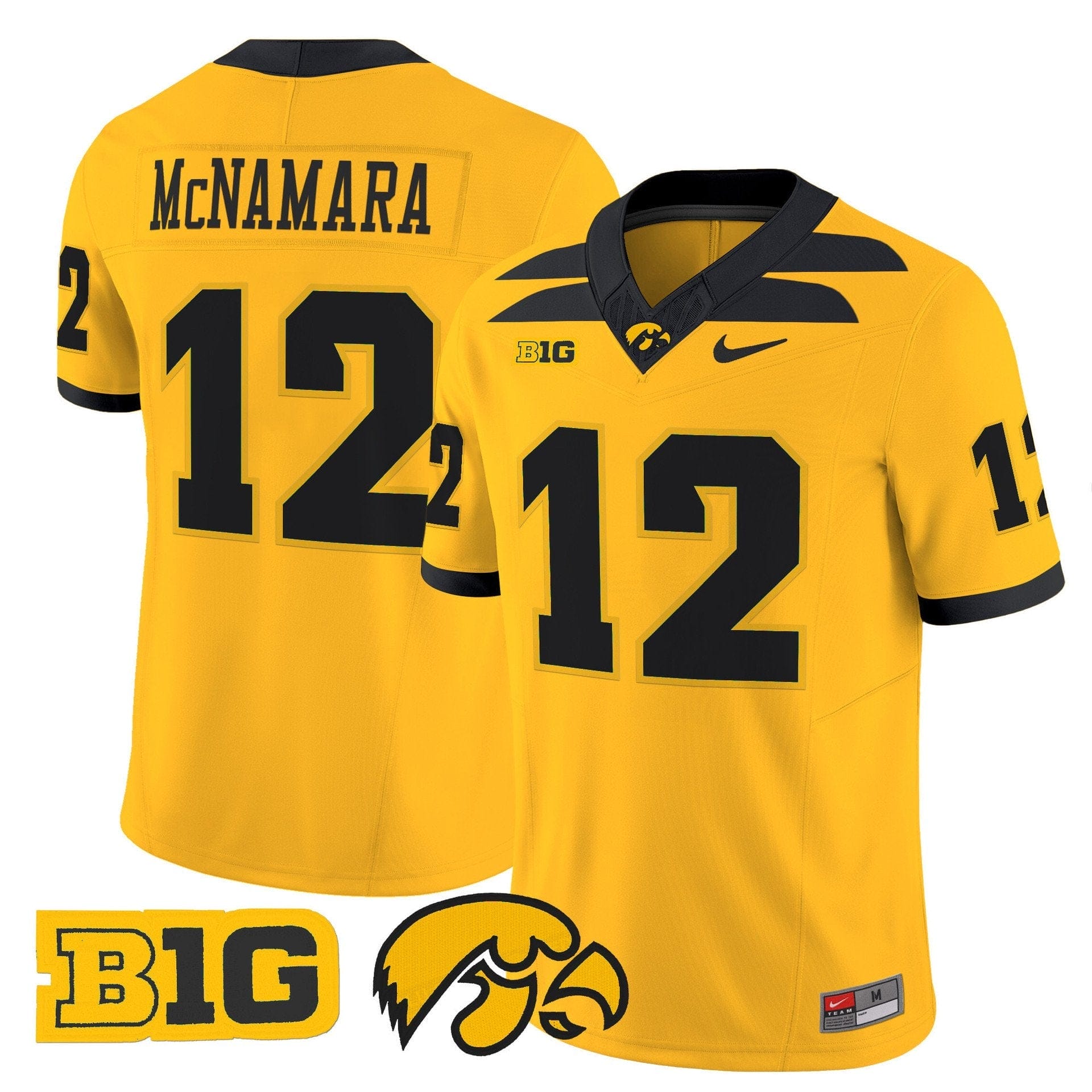 Cade McNamara Jersey #12 Iowa Hawkeyes 2025 Limited Stitched 5 Cade McNamara Jersey #12 Iowa Hawkeyes 2025 Limited Stitched - Image 5