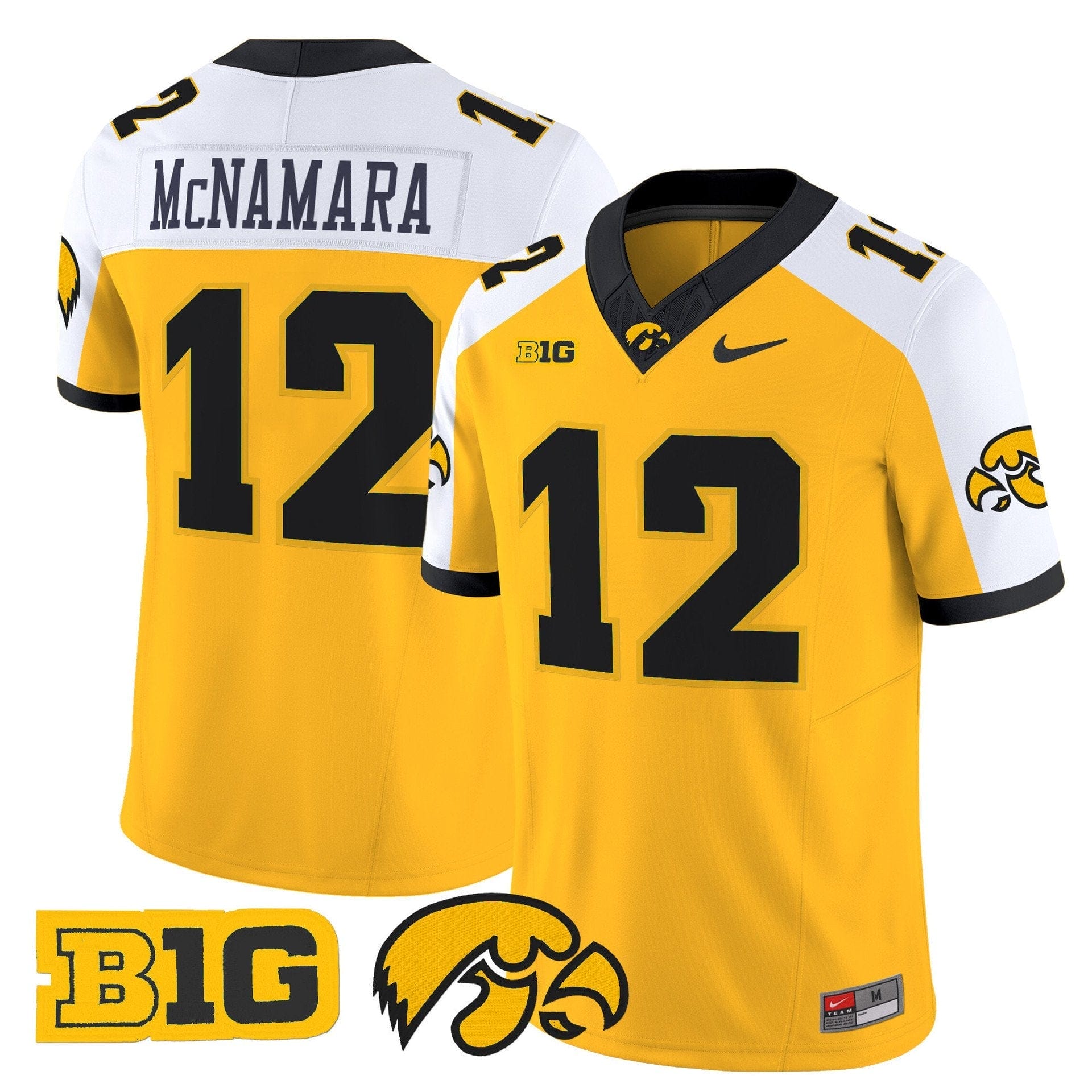 Cade McNamara Jersey #12 Iowa Hawkeyes 2025 Limited Stitched 4 Cade McNamara Jersey #12 Iowa Hawkeyes 2025 Limited Stitched - Image 4