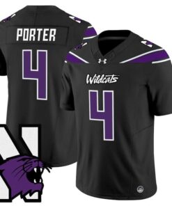 Cam Porter Jersey #4 Northwestern Wildcats Honoring 95 Vapor Limited Stitched