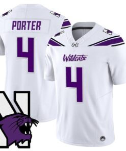 Cam Porter Jersey #4 Northwestern Wildcats Honoring 95 Vapor Limited Stitched 9 Cam Porter Jeg 95 Stitched White