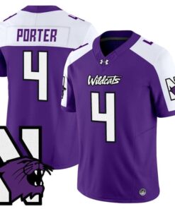 Cam Porter Jersey #4 Northwestern Wildcats Honoring 95 Vapor Limited Stitched 8 Cam Porter ing 95 Stitched Purple Alter