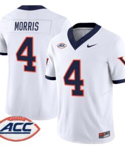 Chandler Morris Jersey #4 Virginia Cavaliers 1995 Throwbacks Stitched