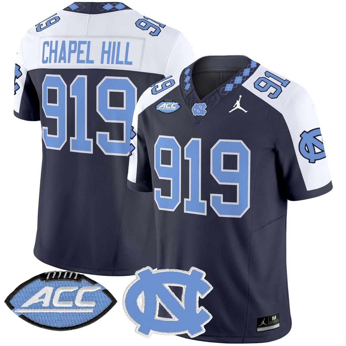 Chapel Hill Jersey #919 North Carolina Tar Heels 2025 Stitched - Image 4