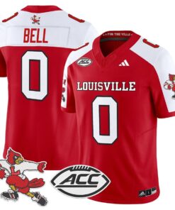 Chris Bell Jersey 0 Louisville Cardinals 1980s Throwback Stitched Red Alter a032f06c a20d 4418 9aee d7bb36ea12a6