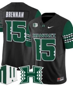 Colt Brennan Jersey #15 Hawai'i Rainbow Warriors 2025 Vapor Stitched