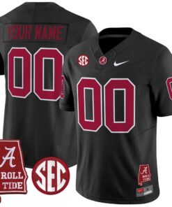 Custom Alabama Crimson Jersey Throwback Alabama Map Stitched