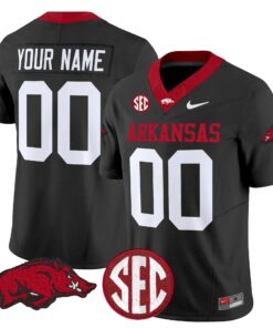 Custom Arkansas Razorbacks Jersey Name, Number Limited Stitched