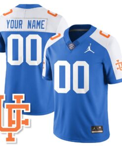 Custom Florida Gators Jersey Bring Back 1960s Throwback Stitched