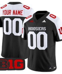Custom Indiana Hoosiers Jersey Name Number 2025 Limited Stitched Black Alter 2d870d60 df81 4a55 8a67 0ea3582c124e