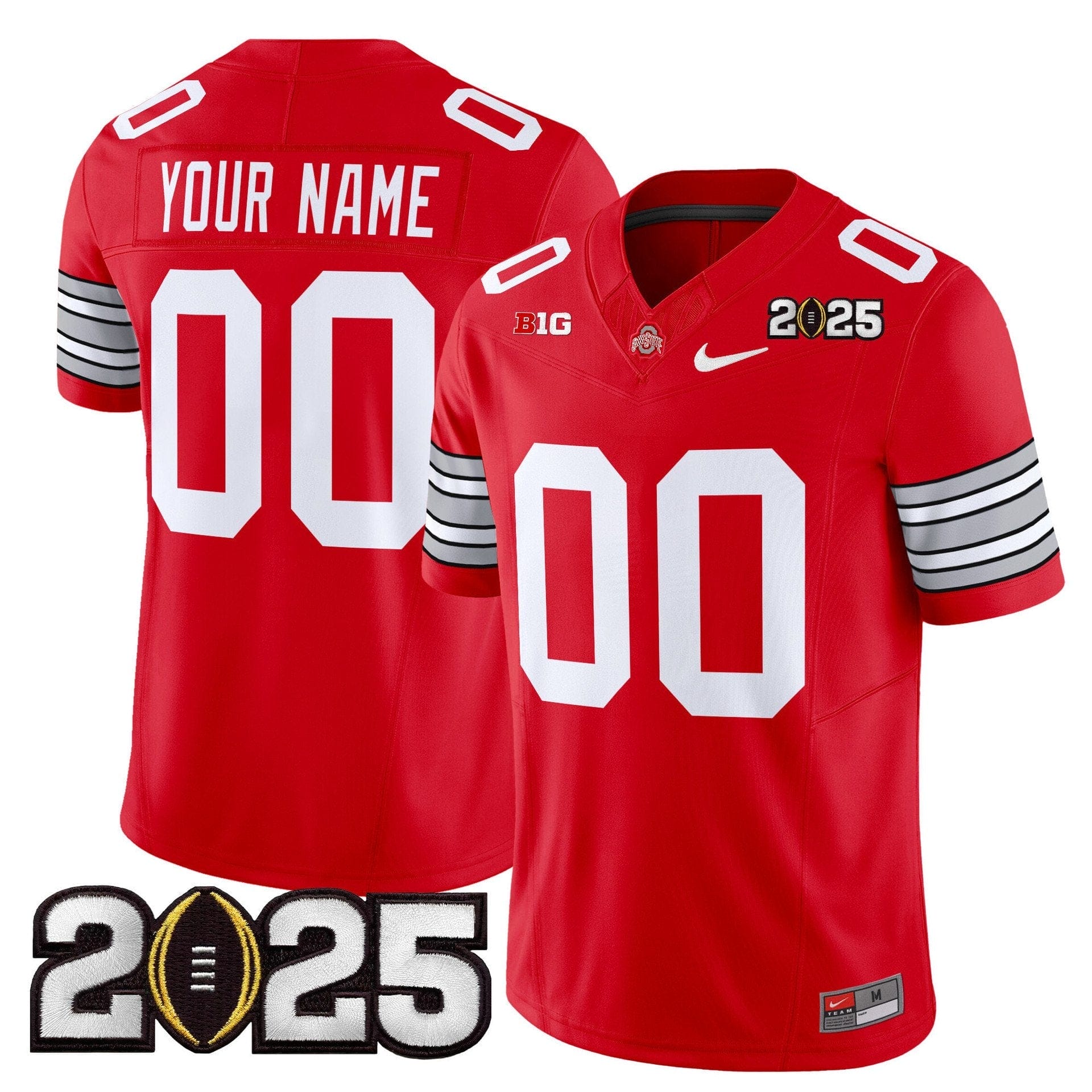 Custom Ohio State Buckeyes Jersey 2025 Vapor Limited Stitched - Image 5