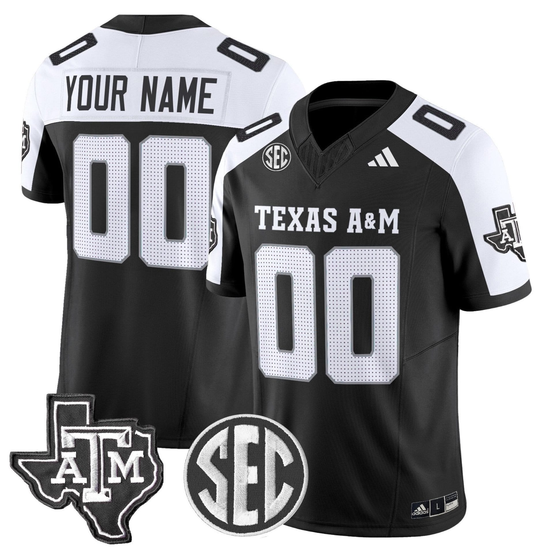 Custom Texas A&M Aggies Jersey Name, Number 2025 Vapor Stitched 3 Custom Texas A&M Aggies Jersey Name, Number 2025 Vapor Stitched - Image 3