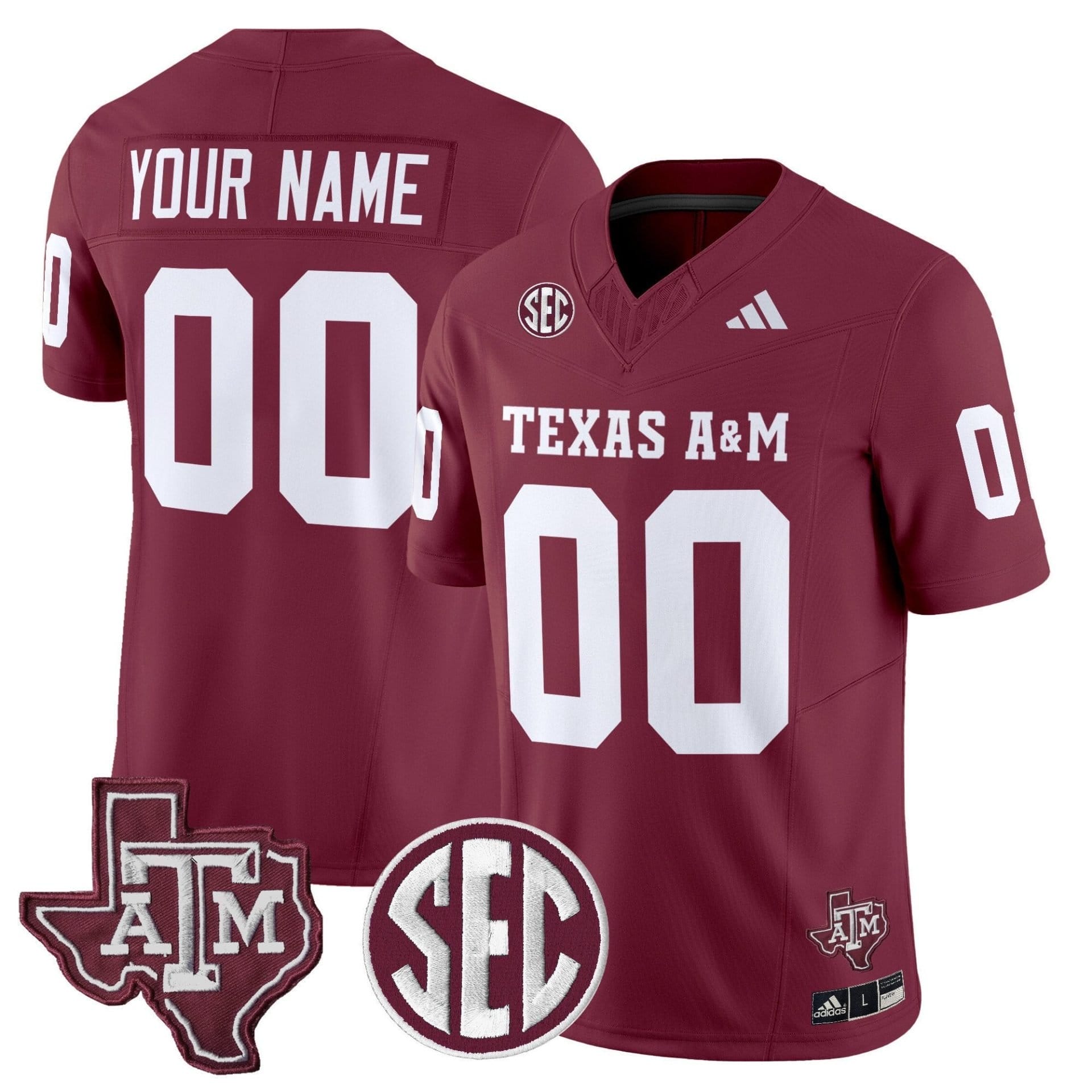 Custom Texas A&M Aggies Jersey Name, Number 2025 Vapor Stitched 5 Custom Texas A&M Aggies Jersey Name, Number 2025 Vapor Stitched - Image 5