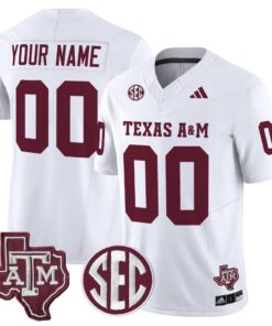 Custom Texas A&M Aggies Jersey Name, Number 2025 Vapor Stitched 6 Custom Texas A M Aggies Jersey Name Number 2025 Vapor Stitched White 7e1741f4 48b6 4379 b69e b1cc8c2fe03d