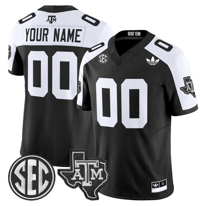 Custom Texas A&M Aggies Jersey Name, Number 2025 Vapor V2 Stitched - Image 3