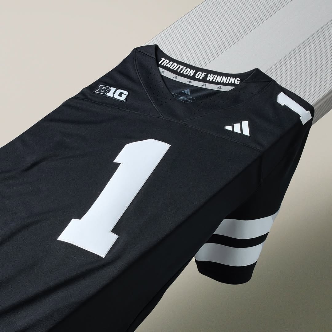 Nebraska Football 2025 "Blackout" Jersey - All Stitched 16 Nebraska Football 2025 "Blackout" Jersey - All Stitched - Image 16