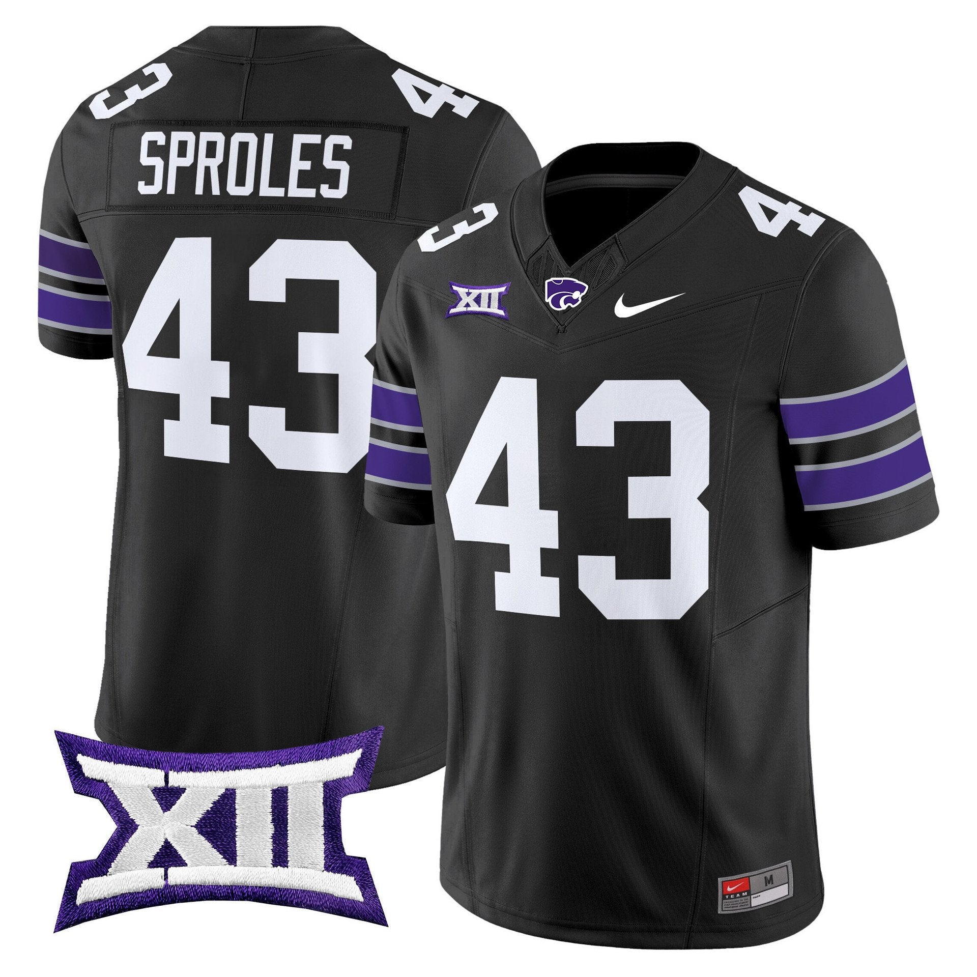 Darren Sproles Jersey 43 Kansas State Wildcats 2025 Limited Stitched Black 1ea45338 a50b 4c36 bc23 f211b52194b3