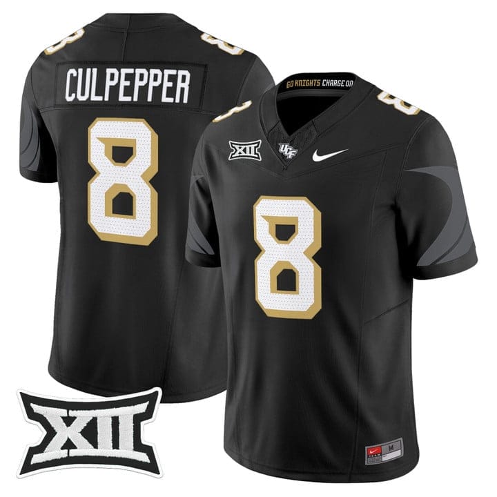 Daunte Culpepper Jersey 8 UCF Knights 2025 Vapor Limited Stitched Black