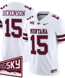 Dave Dickenson Jersey 15 Montana Grizzlies 2025 Vapor Stitched White 970c59f3 9763 4ea2 9eb4 13bf48db3b63