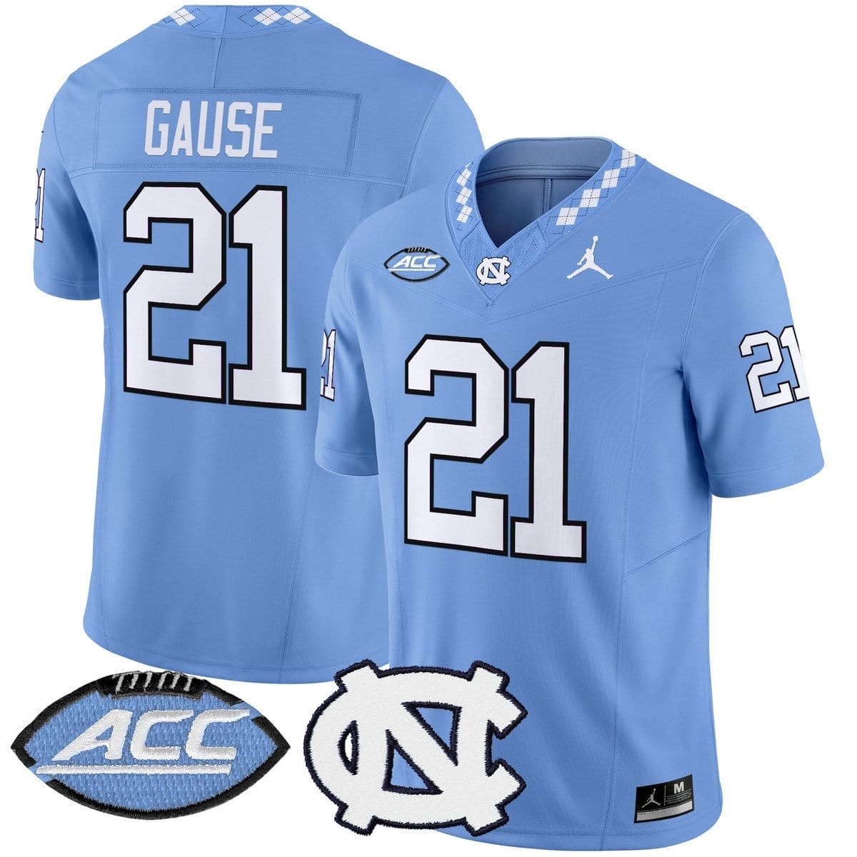 Davion Gause Jersey #21 North Carolina Tar Heels 2025 Limited Stitched 3 Davion Gause Jersey #21 North Carolina Tar Heels 2025 Limited Stitched - Image 3