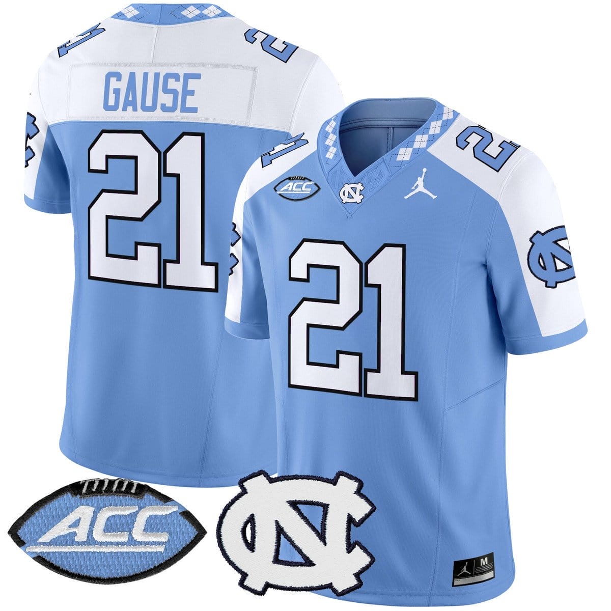 Davion Gause Jersey #21 North Carolina Tar Heels 2025 Limited Stitched 2 Davion Gause Jersey #21 North Carolina Tar Heels 2025 Limited Stitched - Image 2