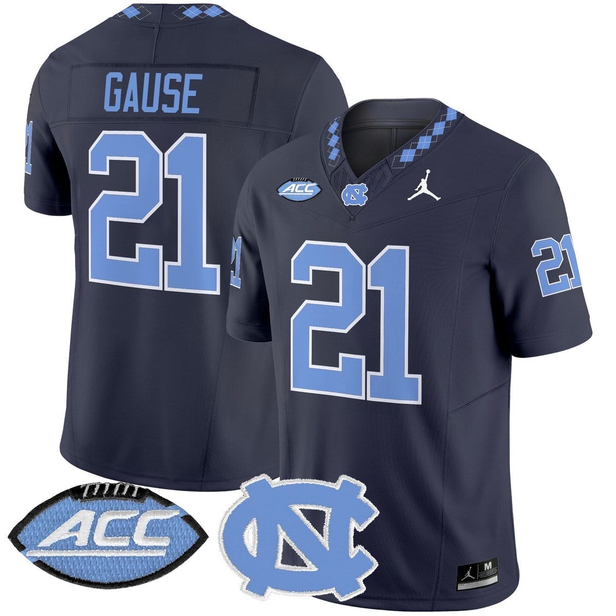 Davion Gause Jersey #21 North Carolina Tar Heels 2025 Limited Stitched 5 Davion Gause Jersey #21 North Carolina Tar Heels 2025 Limited Stitched - Image 5