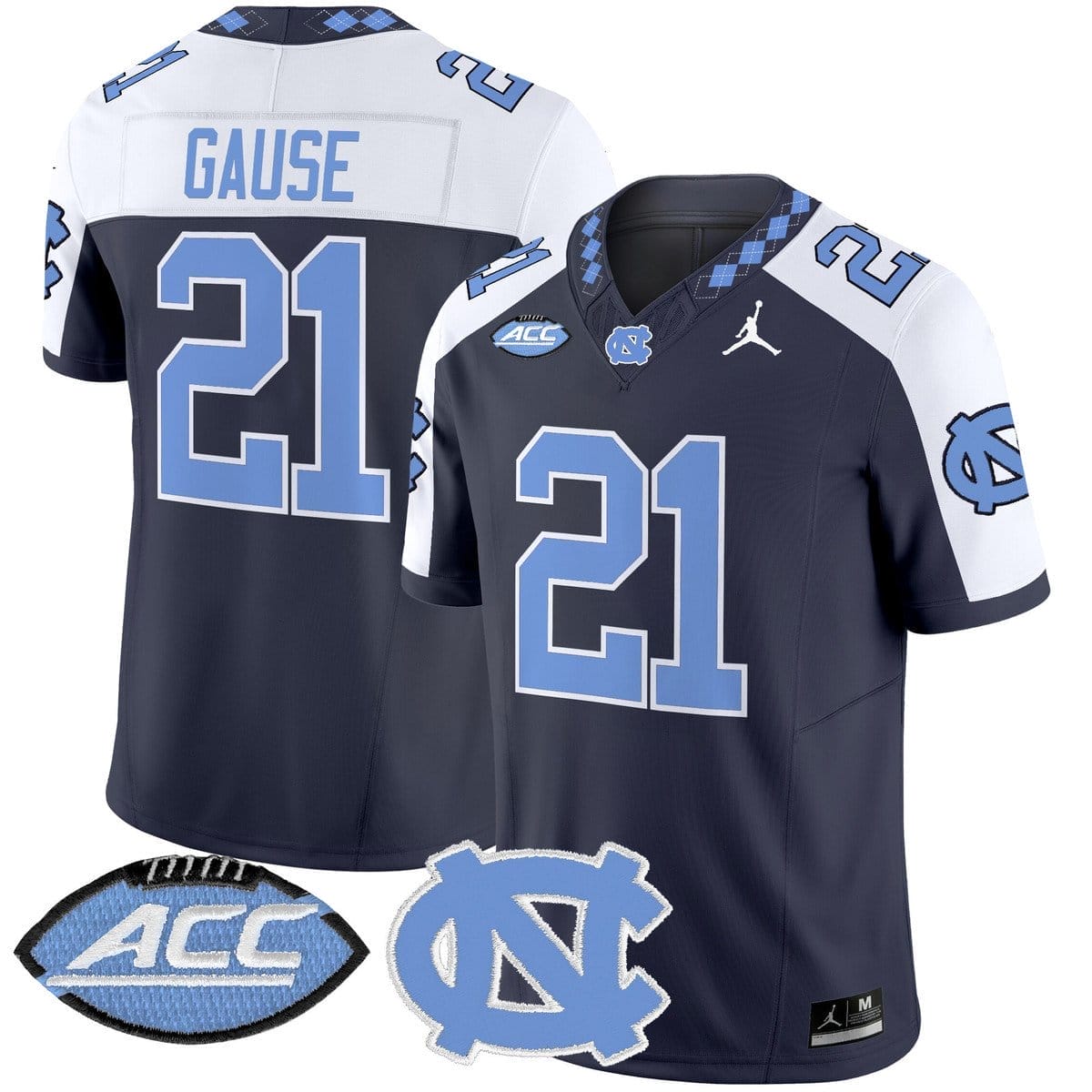 Davion Gause Jersey #21 North Carolina Tar Heels 2025 Limited Stitched 4 Davion Gause Jersey #21 North Carolina Tar Heels 2025 Limited Stitched - Image 4