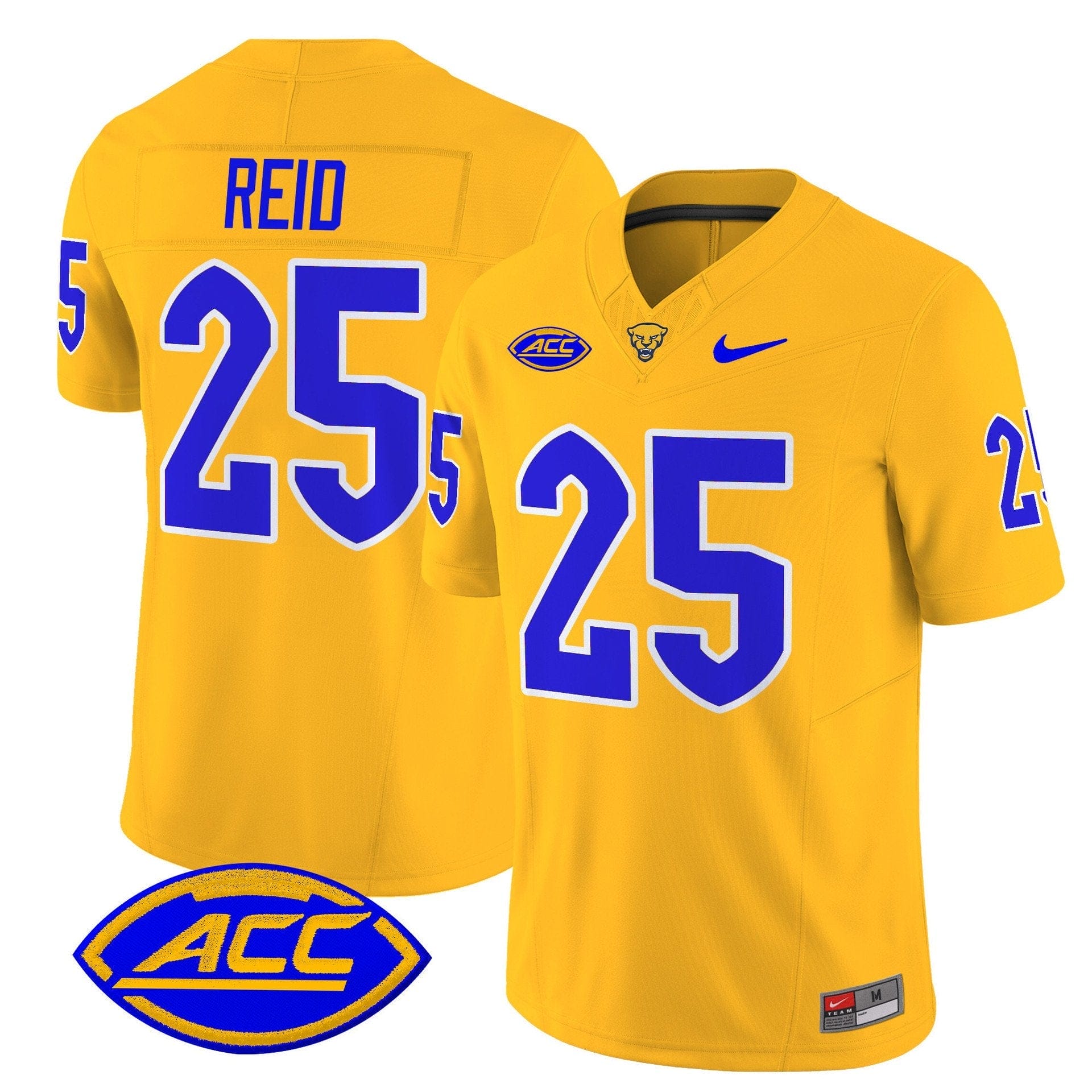Desmond Reid Jersey #25 Pittsburgh Panthers 2025 Limited Stitched 2 Desmond Reid Jersey #25 Pittsburgh Panthers 2025 Limited Stitched - Image 2