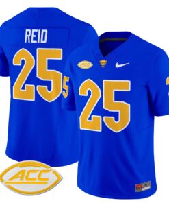 Desmond Reid Jersey #25 Pittsburgh Panthers 2025 Limited Stitched 9 Desmond Reid Jersey 25 Pittsburgh Panthers 2025 Limited Stitched Royal