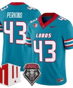 Don Perkins Jersey #43 New Mexico Lobos 2025 Vapor Limited Stitched