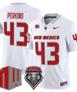 Alternative view of Don Perkins Jersey #43 New Mexico Lobos 2025 Vapor Limited Stitched